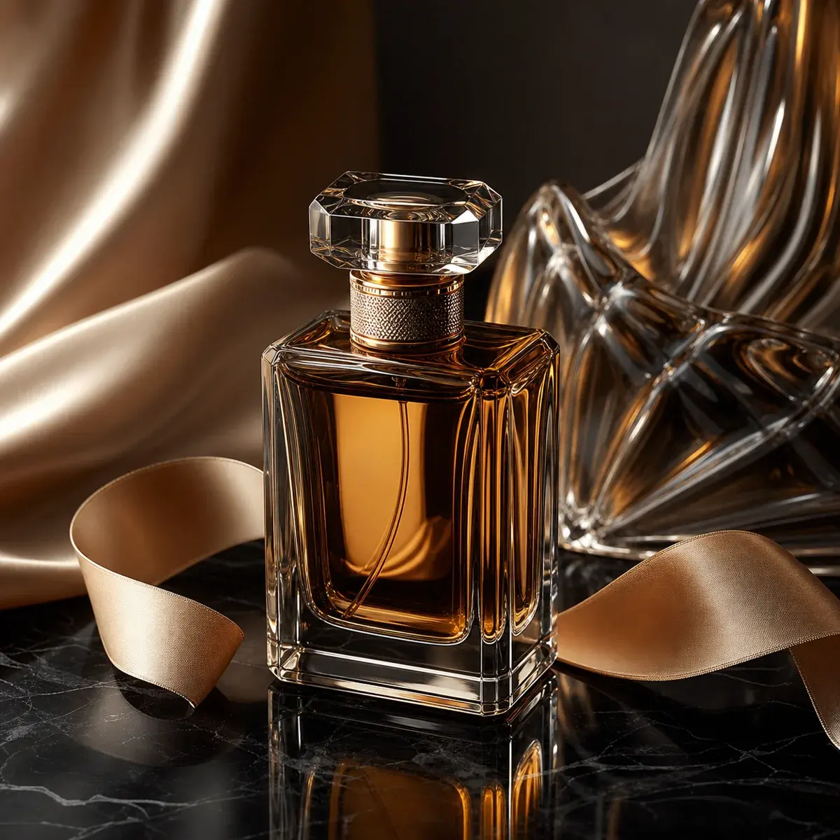 Luxury fragrance still life