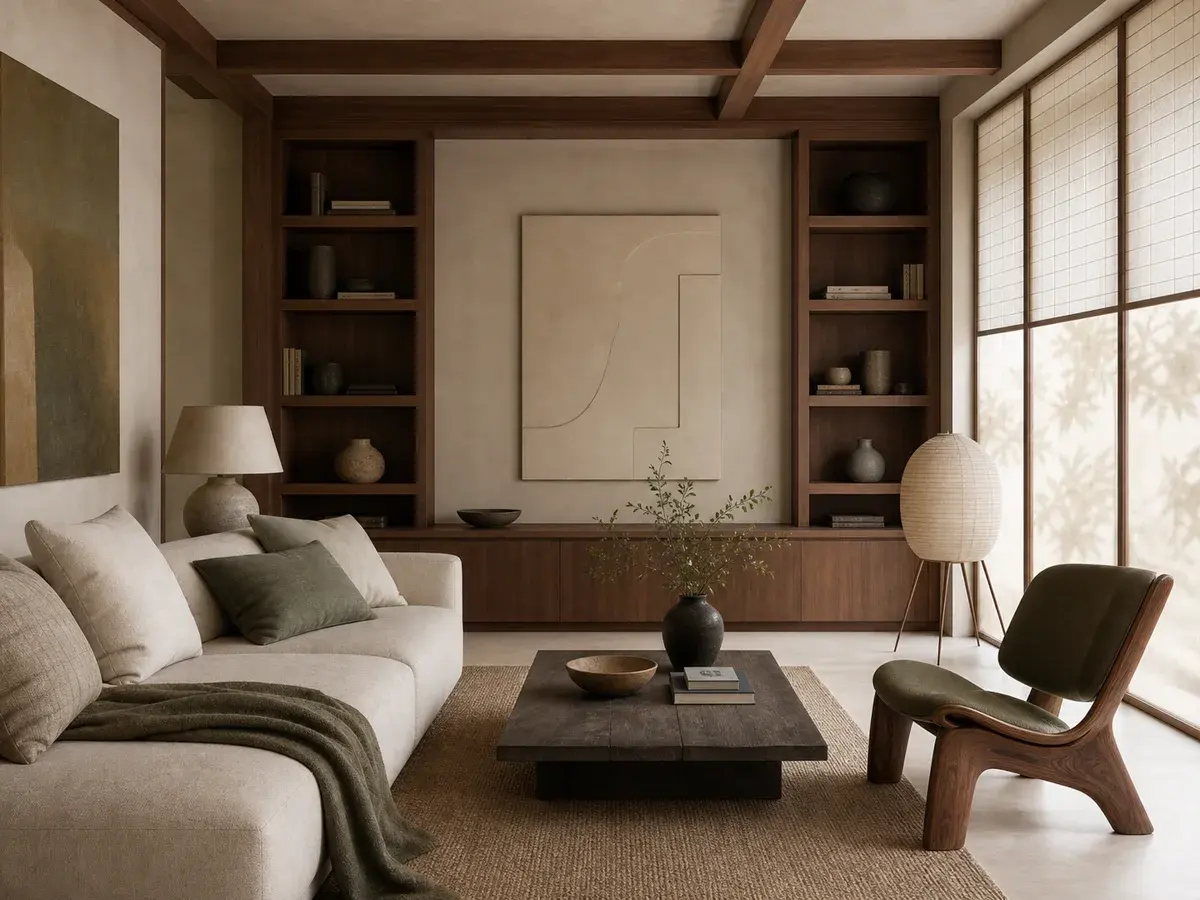 Japandi living room